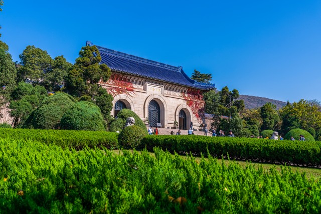 中山陵里面有哪些景点，一次游遍历史与自然的奇妙之旅